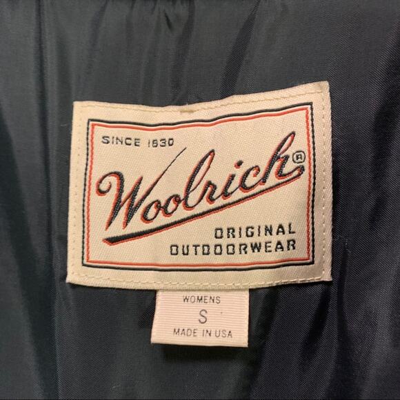 Woolrich maroon fleece full zip lined jacket Size S - Picture 7 of 10